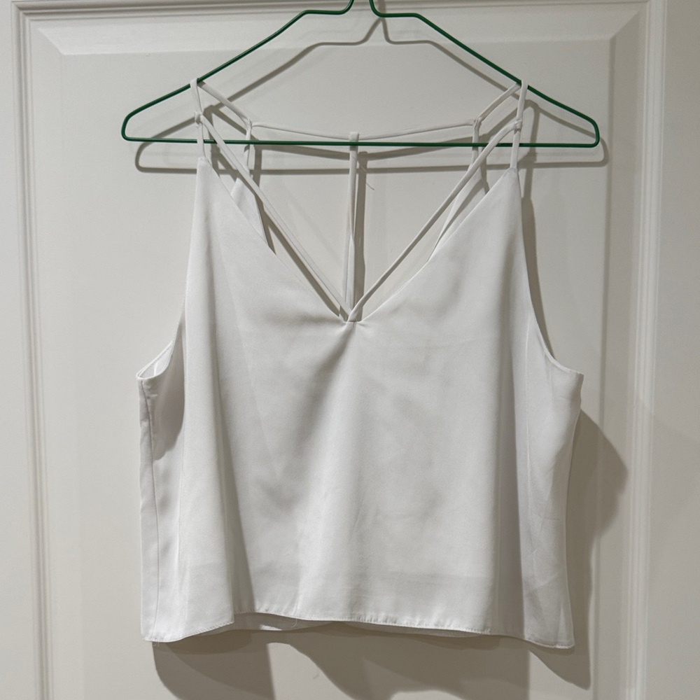 Elegant White Women's Crop Top